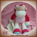 BABYNAT SOS DOUDOU GIRAFE ECRU ROSE MOUCHOIR SOS