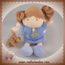 DOUDOU ET COMPAGNIE POUPEE FILLE MLLE LILA VIOLET OURS SOS