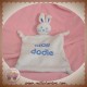 DODIE SOS DOUDOU LAPIN PLAT BLANC BLEU