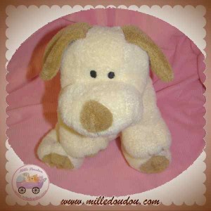 NICOTOY DOUDOU CHIEN ECRU BEIGE 23 cm SOS