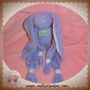 TARTINE ET CHOCOLAT SOS DOUDOU LAPIN VIOLET HOCHET 