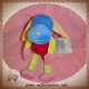 PLAYKIDS CMI DOUDOU CHIEN BLEU RAYE ROUGE ROSE SOS