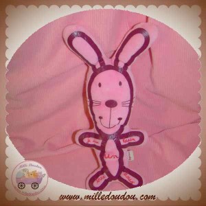 DPAM DOUDOU LAPIN ROSE HOCHET SOS