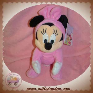 DISNEY NICOTOY DOUDOU MINNIE SOURIS ASSIS NOIR ROSE SOS