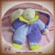 BABYNAT BABY NAT DOUDOU LAPIN QUASI PLAT JAUNE VIOLET