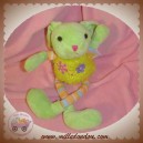 PARTNER SOS DOUDOU LAPIN VERT FLEUR