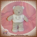 NICOTOY VETIR DOUDOU OURS GRIS PULL BLANC SOS