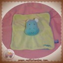 SUCRE D'ORGE DOUDOU HIPPOPOTAME PLAT JAUNE BLEU SOS