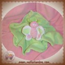 CANDIDE SOS DOUDOU PAPILLON ROSE PLAT MOUCHOIR VERT