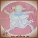 SOS DOUDOU MOUTON PLAT BLANC FOULARD BLEU SOS