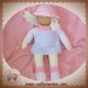 COROLLE SOS DOUDOU POUPEE BLONDE ROBE VIOLET ROSE