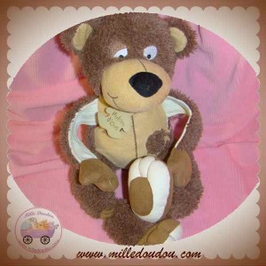 HISTOIRE D'OURS SOS DOUDOU OURS MARRON CUIR RETOURNE BAROUD'OURS