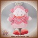 NICOTOY DOUDOU POUPEE PAPILLON FILLE ROSE FLEUR KIABI