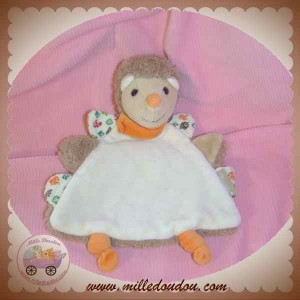 STERNTALER DOUDOU HERISSON PLAT ECRU BEIGE HOCHET SOS