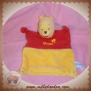 DISNEY DOUDOU OURS WINNIE L'OURSON PLAT JAUNE ROUGE NICOTOY SOS