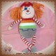 CATIMINI DOUDOU POUPEE PIRATE CHEVEUX ORANGE SOS