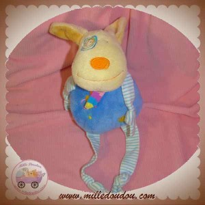 BABYNAT BABY NAT DOUDOU CHIEN BLEU JAMBES TISSU SOS