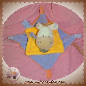 DOUDOU ET COMPAGNIE SOS ANE GRAINE DE DOUDOU PLAT ORANGE MAUVE