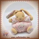 KALOO DOUDOU SOS LAPIN PATAPOUF ROSE FLEUR LIBERTY