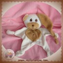 AUCHAN SOS DOUDOU OURS ECRU MARRON PLAT ANNA CLUB