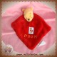 DISNEY DOUDOU OURS WINNIE L'OURSON PLAT ROUGE POOH SOS