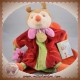 DOUDOU ET COMPAGNIE SOS PAPILLON MILOO MARIONNETTE ROUGE VERTE