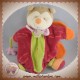 DOUDOU ET COMPAGNIE SOS PAPILLON MILOO MARIONNETTE ROUGE VERTE