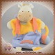 DOUDOU ET COMPAGNIE SOS ANE GRAINE DE DOUDOU MARIONNETTE ORANGE MAUVE