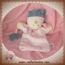 POMMETTE DOUDOU LUTIN FILLE MARIONNETTE ROSE GRIS ETOILE SOS