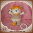BABY CLUB DOUDOU OURS BEIGE ORANGE MUSICAL SOS