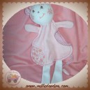 TAKINOU SOS DOUDOU VACHE GIRAFE ROSE PLAT TISSU FLEUR