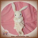 HISTOIRE D'OURS DOUDOU LAPIN BLANC ECRU MOUCHOIR SOS