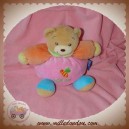 KALOO SOS DOUDOU OURS BOULE ROSE ABEILLE