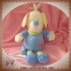 NICOTOY SOS DOUDOU CHIEN ECRU CORPS BLEU COEUR MUSICAL