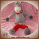 RAYNAUD LES PETITES MARIE DOUDOU CHEVAL GRIS JAMBIERES ROUGE SOS