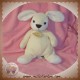 DOUDOU ET COMPAGNIE SOS LAPIN ECRU BLANC TRUFFE MARRON