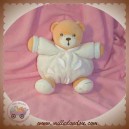 KALOO SOS DOUDOU OURS ORANGE BOULE ECRU FEUILLE 