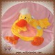 NOUNOURS DOUDOU CANARD PLAT JAUNE ORANGE SOS