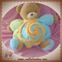 KALOO SOS DOUDOU OURS BOULE BLEU VERT SPIRALE ORANGE LOLLIES SOS