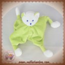 MUSTI MUSTELA DOUDOU OURS BLANC PLAT VERT SOS