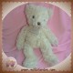 HISTOIRE D'OURS DOUDOU OURS BOUCLETTE ECRU REFLET MARRON SOS