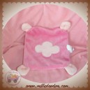 SIPLEC SOS DOUDOU CARRE MOUCHOIR PLAT ROSE NUAGE