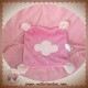 SIPLEC SOS DOUDOU CARRE MOUCHOIR PLAT ROSE NUAGE