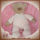 NATTOU DOUDOU OURS ROSE NUAGE 30 CM SOS