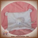 GRAIN DE BLE DOUDOU OURS PLAT BLANC SOS