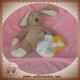 KIMBALOO SOS DOUDOU LAPIN BEIGE MARRON MOUCHOIR