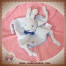 PICOT DOUDOU LAPIN PLAT BLEU NOEUD EXTREMITES SOS