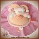 DOUDOU ET COMPAGNIE OURS ORANGE MUSICAL ROND MACARON SOS