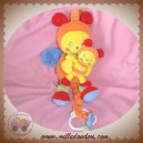 POMMETTE SOS DOUDOU ABEILLE PAPILLON JAUNE ORANGE BLEU MUSICAL