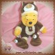 DISNEY SOS DOUDOU WINNIE L'OURSON JAUNE DEGUISE OURS MARRON